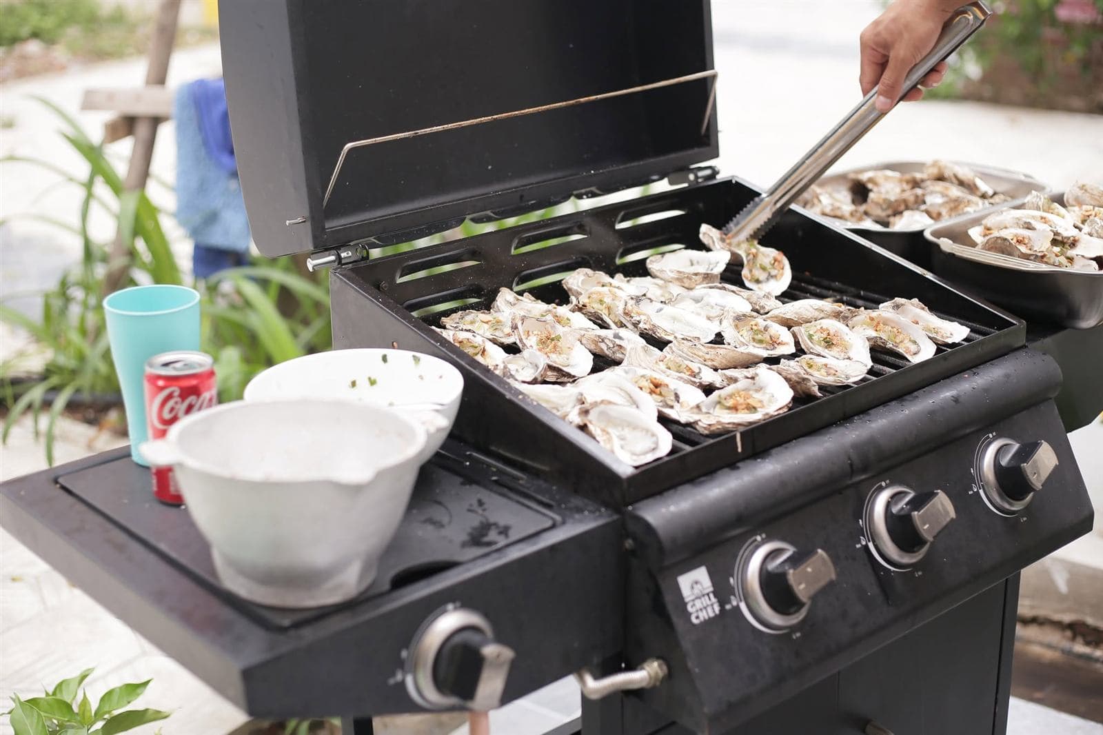 BBQ hải sản tại villa
