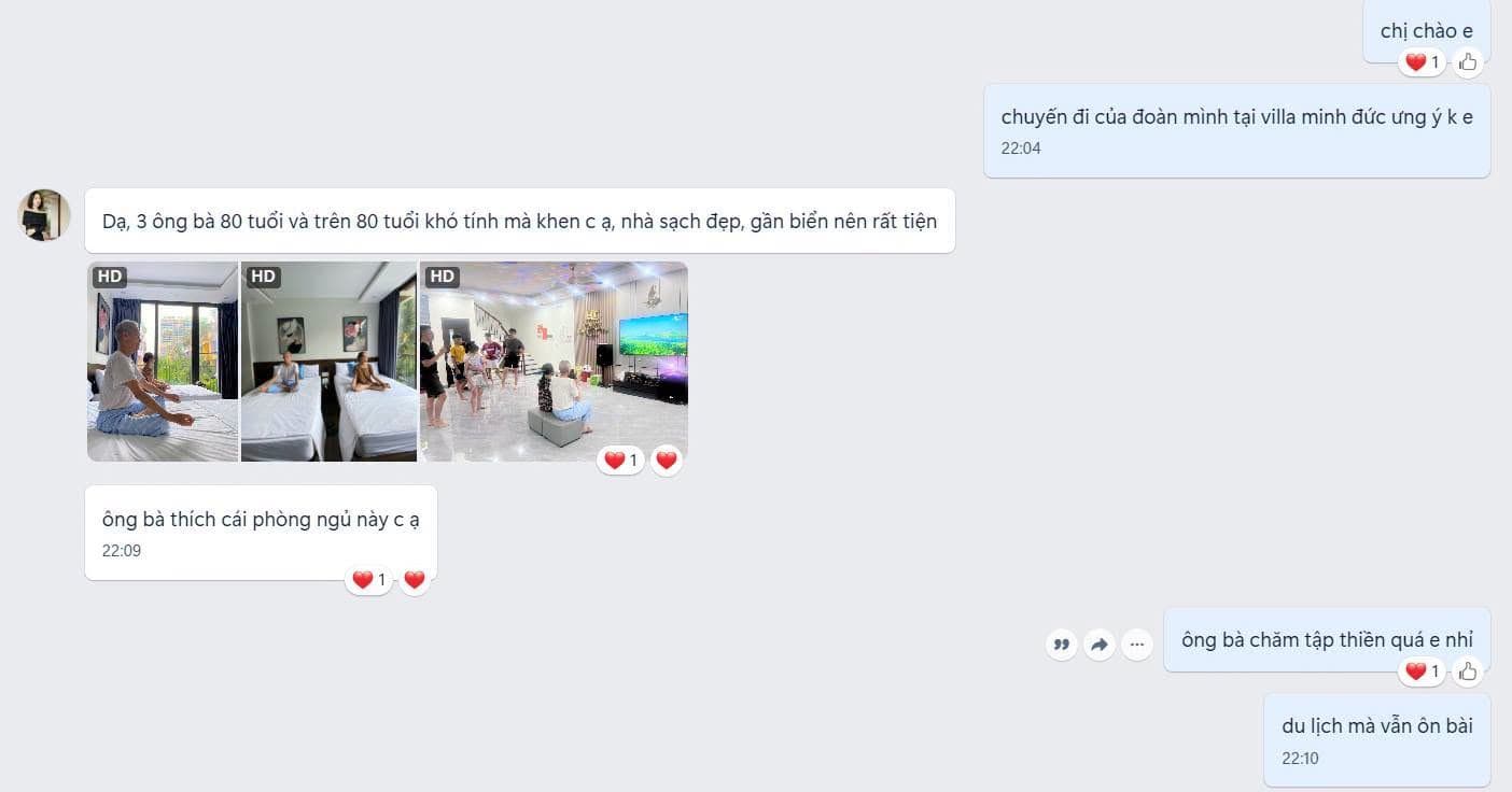 Feedback khách
